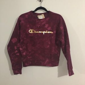 Champion Crewneck Sweatshirt Tie Dye